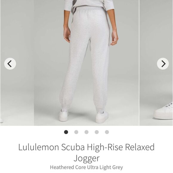 Lululemon Scuba High-Rise Relaxed Jogger Size 4 - Picture 2 of 9